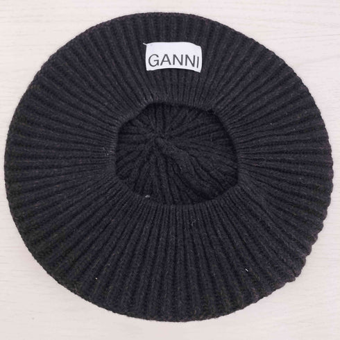 ガニー Ganni Structured Rib Beret レディース ONE SIZE